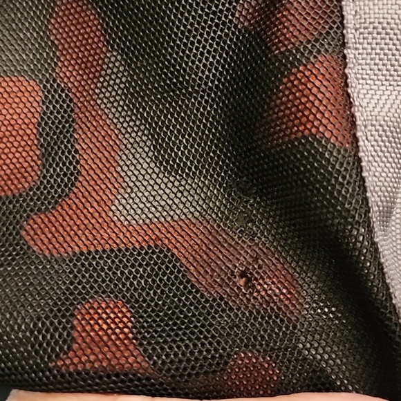 Lands End Kids Classmates Orange camo backpack Medium - Picture 2 of 7